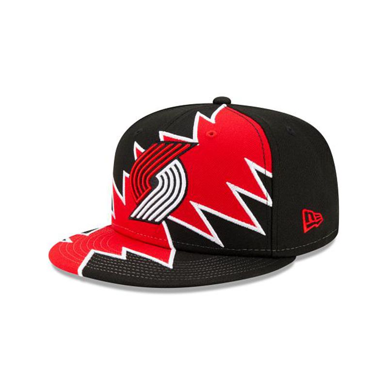 NBA Portland Trail Blazers Flash 9Fifty Snapback (NNY6098) - Black New Era Caps